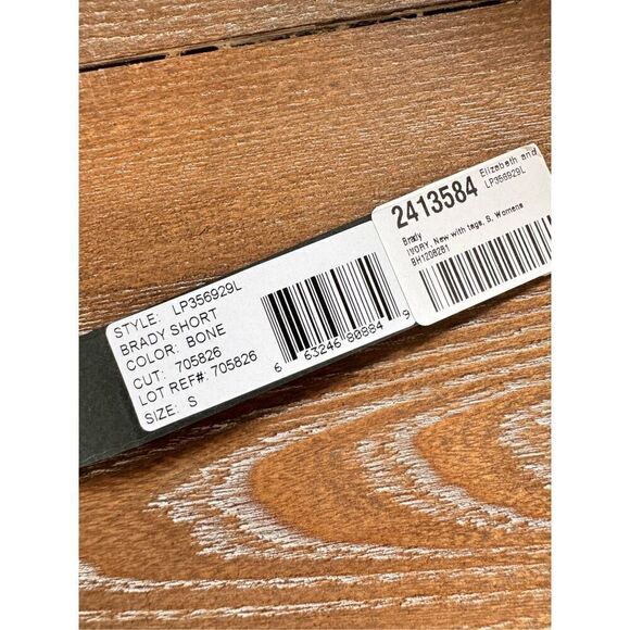 Elizabeth and James NWT High Waist Brady Shorts in Bone, Size Small - Picture 6 of 9